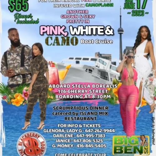 Pink, White & Camo Boat Cruise 