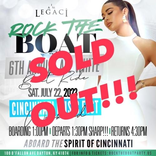 Rock The Boat All White Boat Ride Party Cincinnati Music Festival 2023 