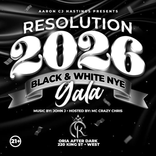 Resolution 2026 Black And White Nye Gala 3am Last Call 