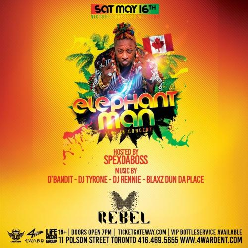🔥 Energy God “Elephant Man” – Live in Concert (Toronto) 🔥 Victoria Day Long Weekend